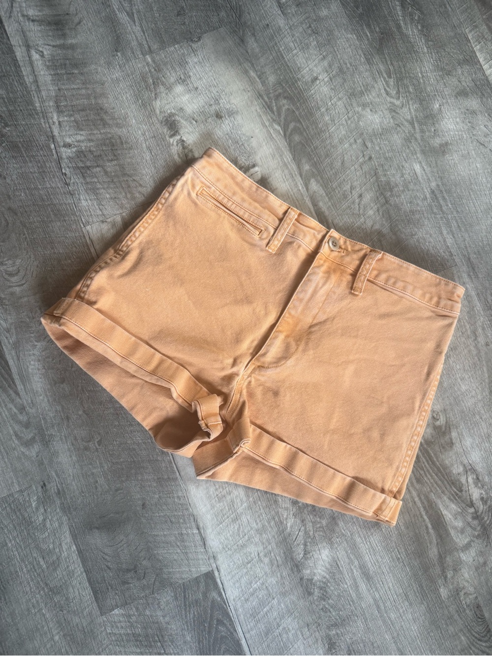 MADEWELL Peach High-Rise Casual Shorts